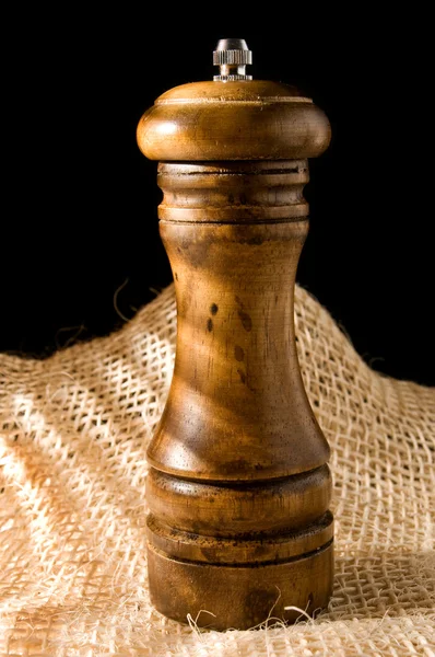 Wooden pepper grinder — Stock Photo, Image