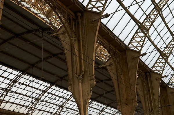 Dettaglio stazione ferroviaria — Foto Stock