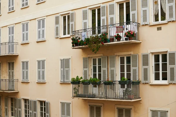 Bâtiment traditionnel de Nice, France — Photo