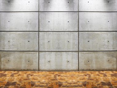 Karo döşeme arka plan boş taş duvar