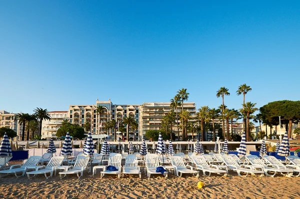 Luxury beach in France — Stock Photo, Image