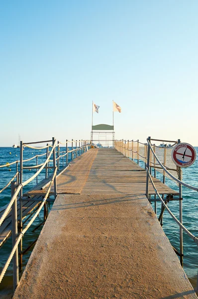 Pathway Beach, Cannes, France — Stock Photo, Image