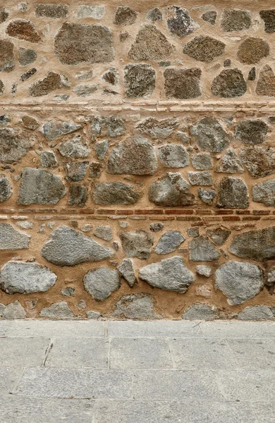 Achtergrond van stenen muur — Stockfoto