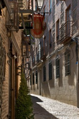 toledo, İspanya sokaklarında