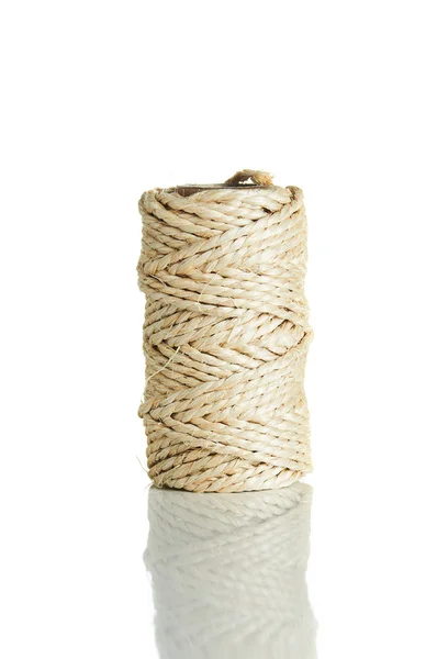 Isolated brown rope — Stock Photo, Image