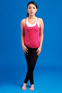 Genç sağlıklı kadın.