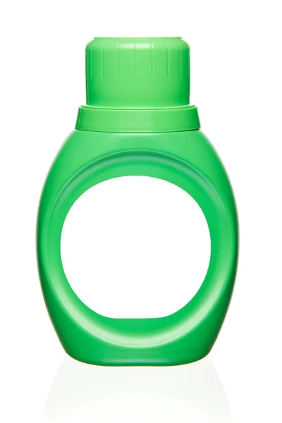 Green detergent container. — Stock Photo, Image