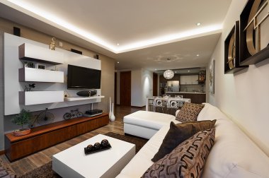 iç tasarım serisi: Modern oturma odası