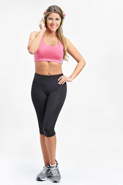 Woman wearing sportswear — Stock Photo, Image