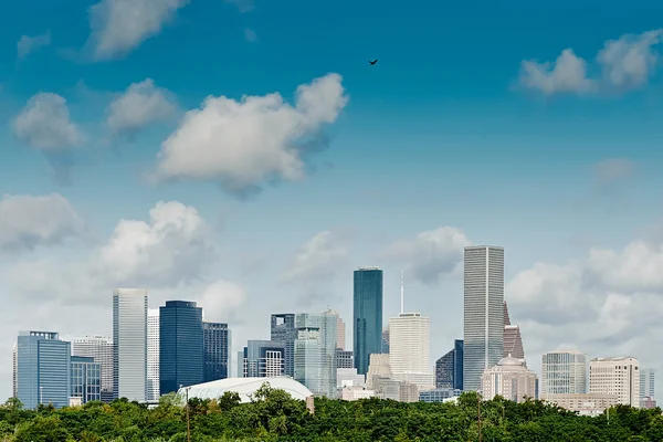 Houston, Texas. Skyline dia de verão — Fotografia de Stock