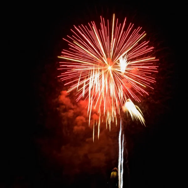 Fireworks, salute. — Stock Photo, Image