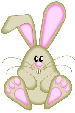 tatlı vektör Paskalya tavşanı