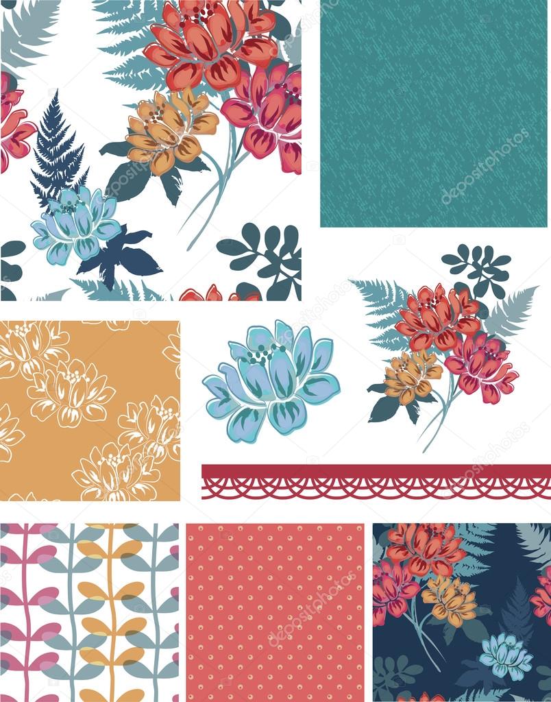 pix Unique Fabric Patterns https depositphotos com 22012761 stock illustration tropical floral seamless vector patterns html