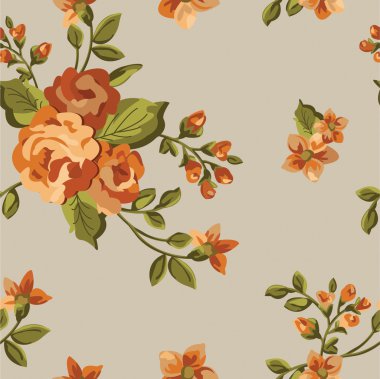 narin gül sorunsuz vektör desen.