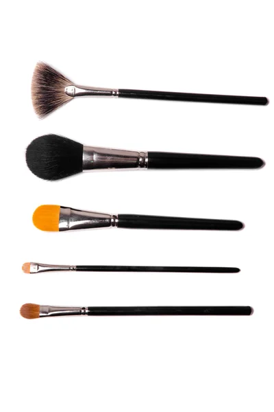 Collection of make-up brushes — Stock Photo, Image