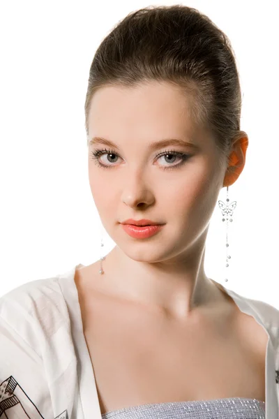 Face of a beautiful girl — Stock Photo, Image