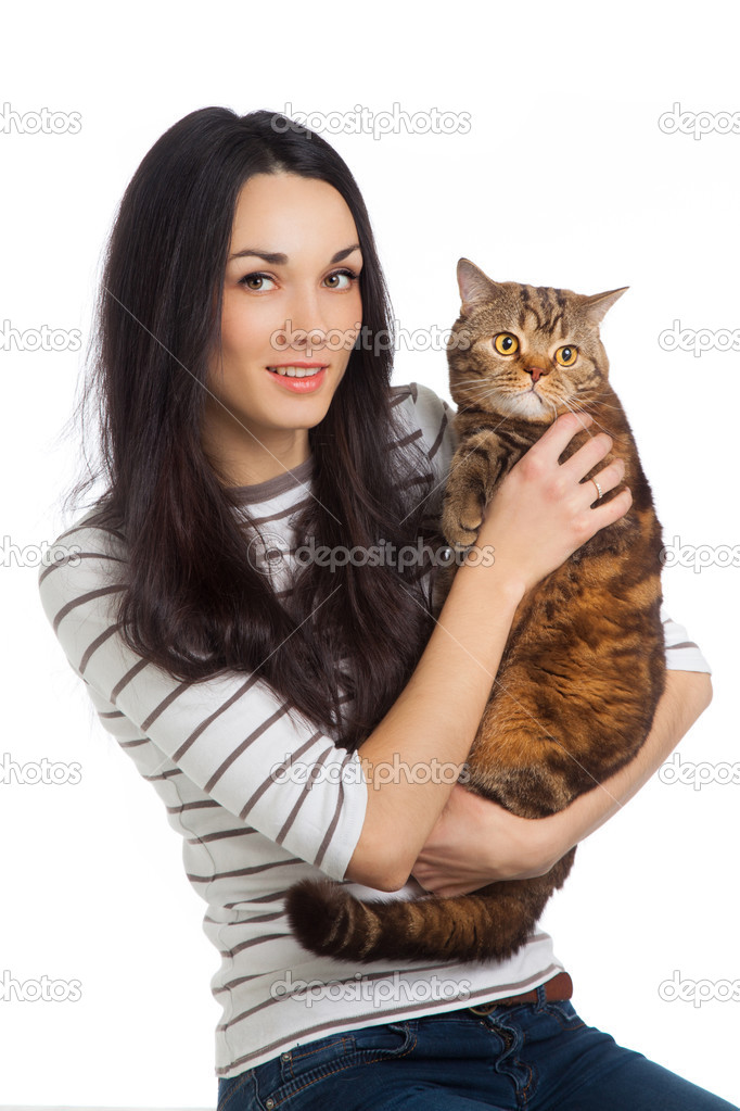 Brunette adolescence chatte