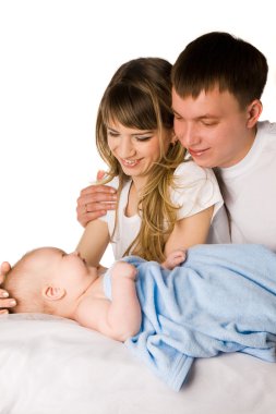 Yung annem ve babam onların küçük bir çocuk ile