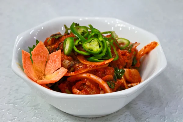 Asiatiska varm sallad — Stockfoto