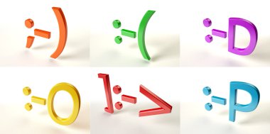 altı renk gülümsüyor