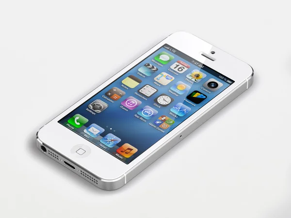新しいアップルの iphone 5 — ストック写真