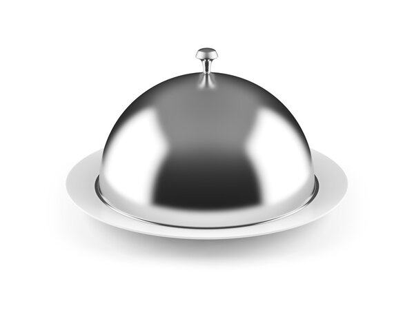 Cloche on plate