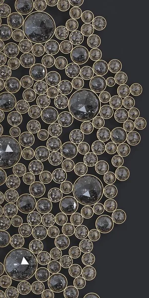 Εικόνα Ογκομετρική Αφηρημένη Εικόνα Φόντου Σύνθετη Γεωμετρία Των Σφαιρών Και Royalty Free Εικόνες Αρχείου