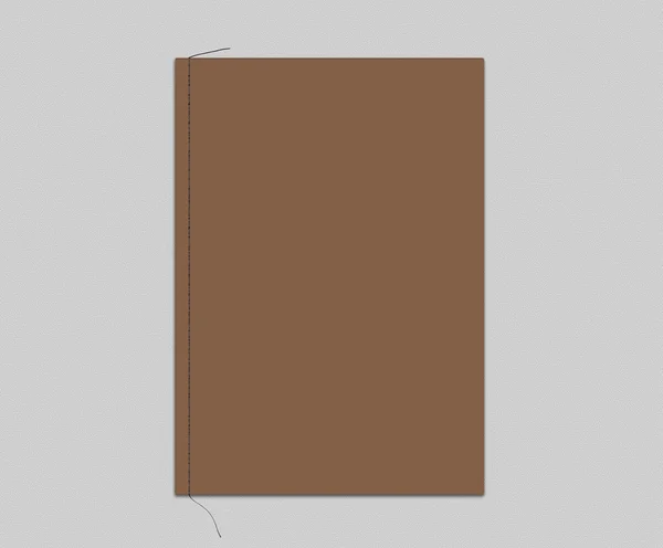 kitap boş kahverengi kapak
