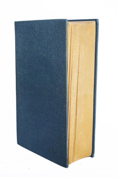 eski mavi beyaz zemin üzerine izole kitap kapalı