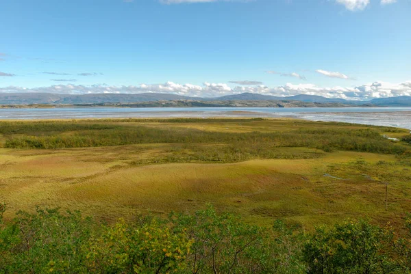 View of beautiful nature around Olderfjord, Finnmark region, Norway