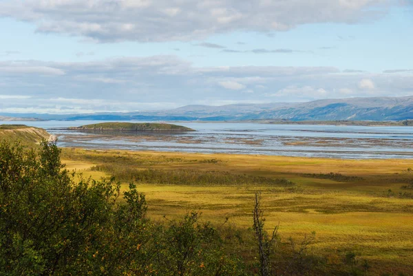 Beautiful landscape around Olderfjord, Finnmark region, Norway