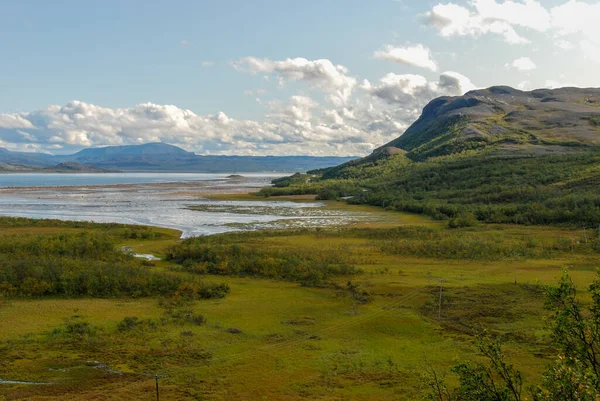 View of beautiful nature around Olderfjord, Finnmark region, Norway