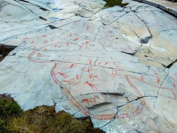 Rock Art Alta Unesco World Heritage Norway — Foto Stock