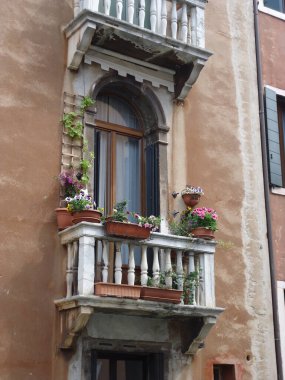 Window of a house in Venice