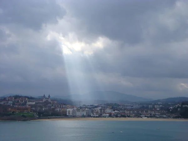 Landscape Donostia San Sebastin Spain — Φωτογραφία Αρχείου