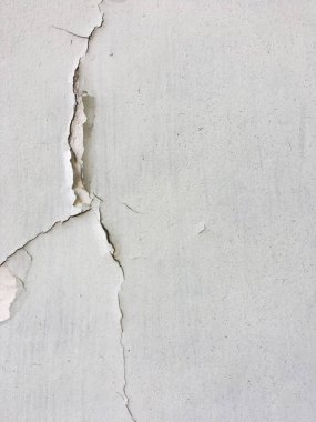 Eski çatlak bir alçının ayrıntıları