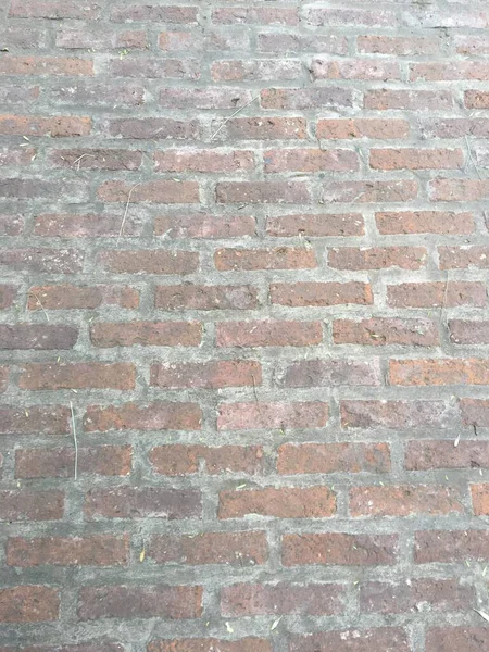 Bir Tuğla Duvarın Arkaplanı — Stok fotoğraf