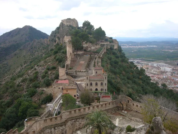 Παλιό Κάστρο Της Xativa Κοινότητα Της Βαλένθια Ισπανία — Φωτογραφία Αρχείου