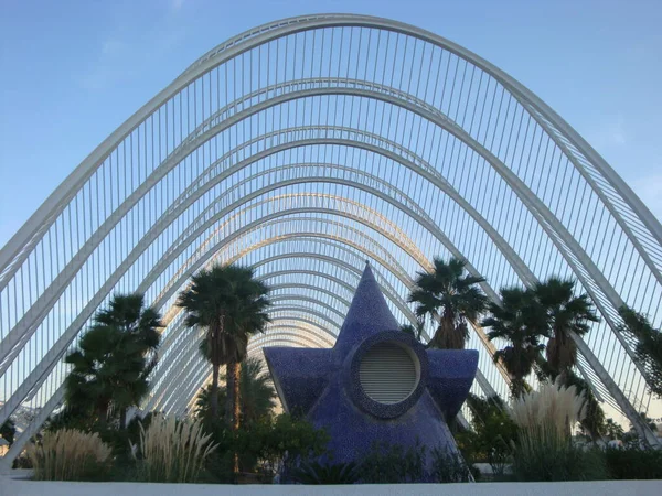 Destinos Turísticos Valencia España Ciudad Las Artes Las Ciencias —  Fotos de Stock