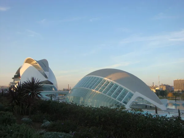 Turistik Yerler Valencia Spanya Sanat Bilim Şehri — Stok fotoğraf