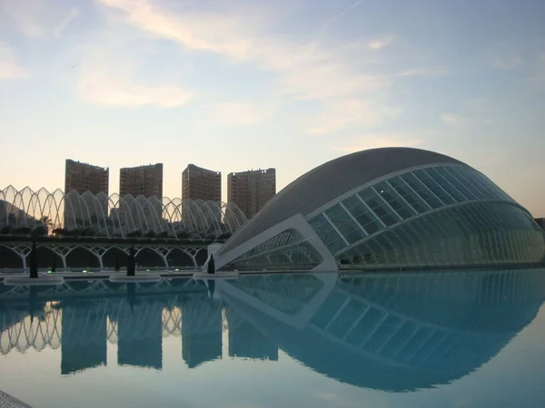 Destinos Turísticos Valencia España Ciudad Las Artes Las Ciencias —  Fotos de Stock