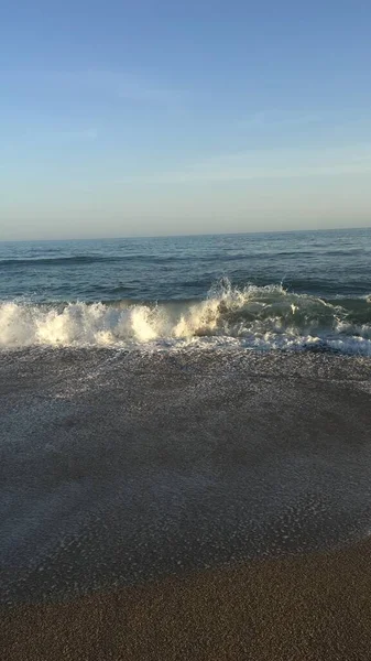 Arjantin Miramar Deniz Kıyısında Dalgalar — Stok fotoğraf