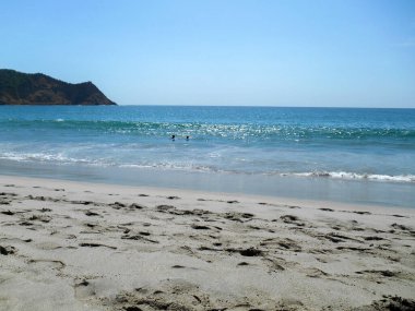 Los Frailes plajının manzarası, Ekvador