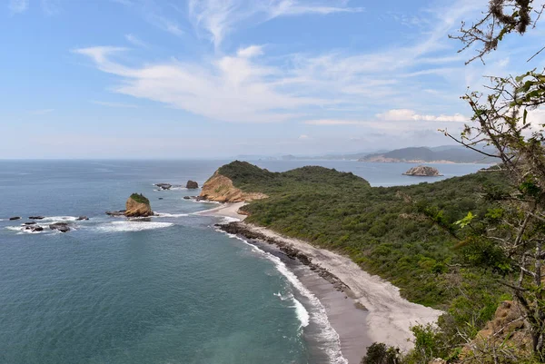 Los Frailes plajının manzarası, Ekvador