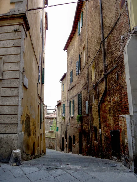 Narrow Medieval Street Italy — Stock Photo, Image
