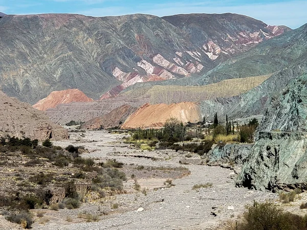 Landscape Purmamarca Jujuy Argentina — стоковое фото