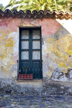Colonia del Sacramento, Uruguay 'daki eski binalar