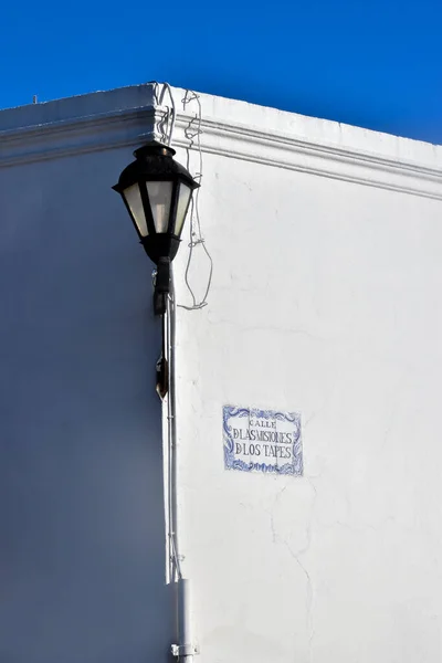 Lantern Old House Colonia Del Sacramento — стоковое фото