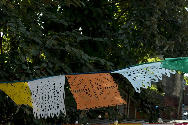 Dekorasyon için geleneksel Meksika pankartları