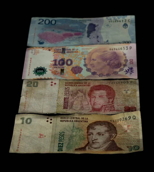 Аргентинская Официальная Валюта Песо Аргентино — стоковое фото